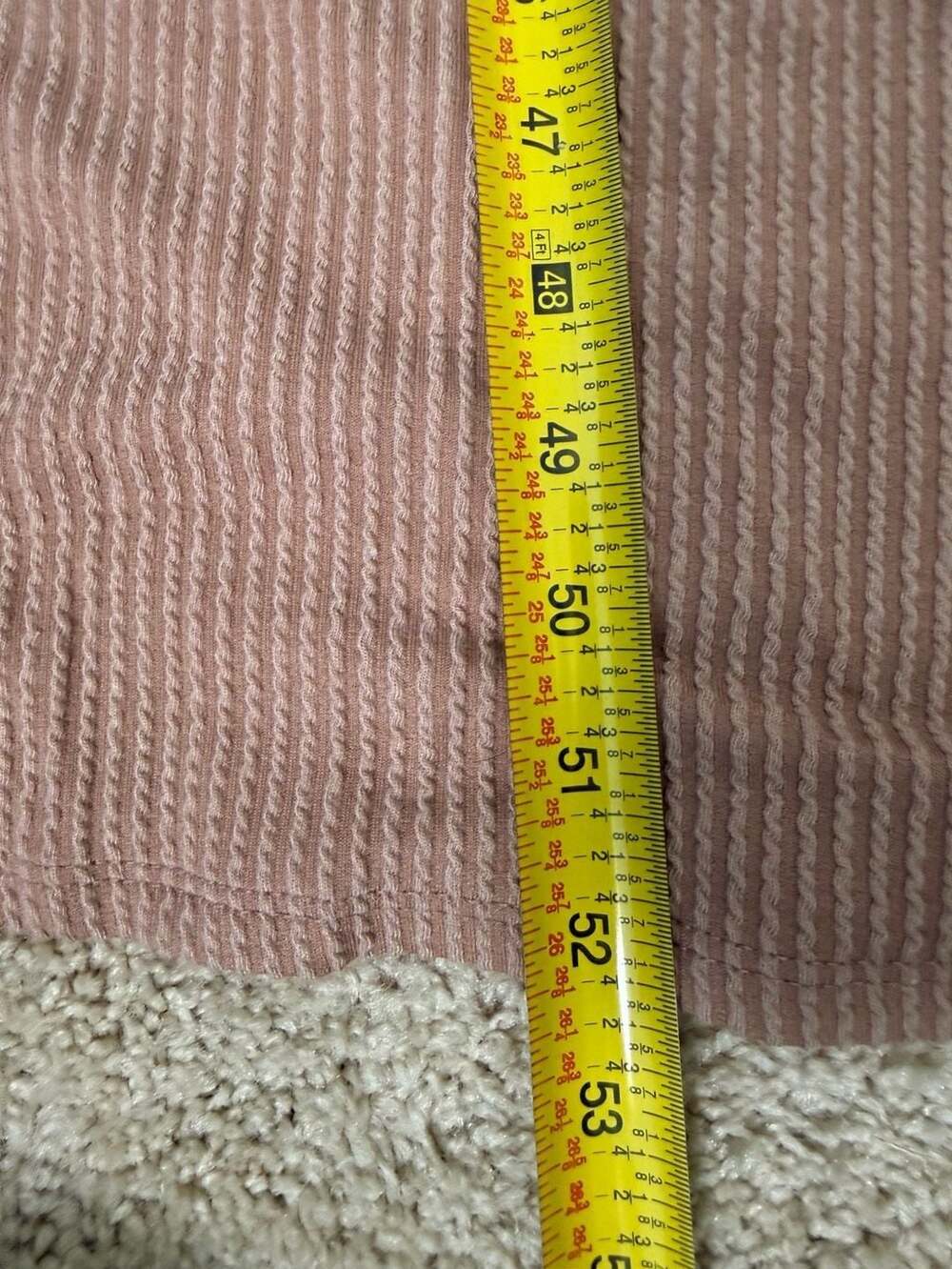 The Nest Jumpsuit Size S Ribbed Ruffle Sleeve Drawstring - Picture 11 of 11